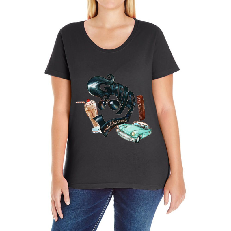 Grease The Musical Ladies Curvy T-Shirt by Jankonen637 | Artistshot