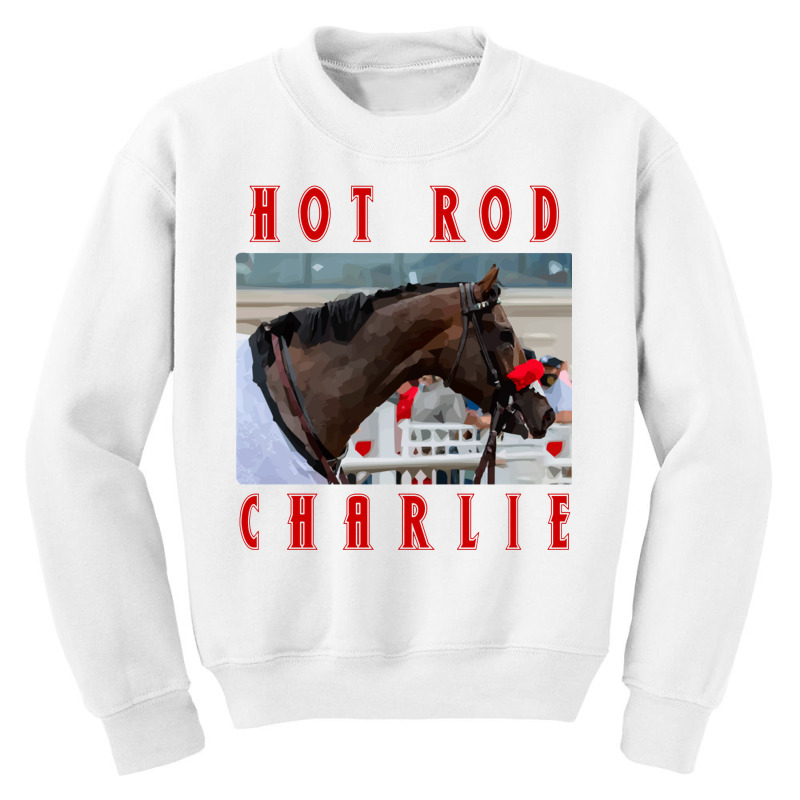 Hot Rod Charlie Classic Horseracing Youth Sweatshirt by SilviaMartinez | Artistshot