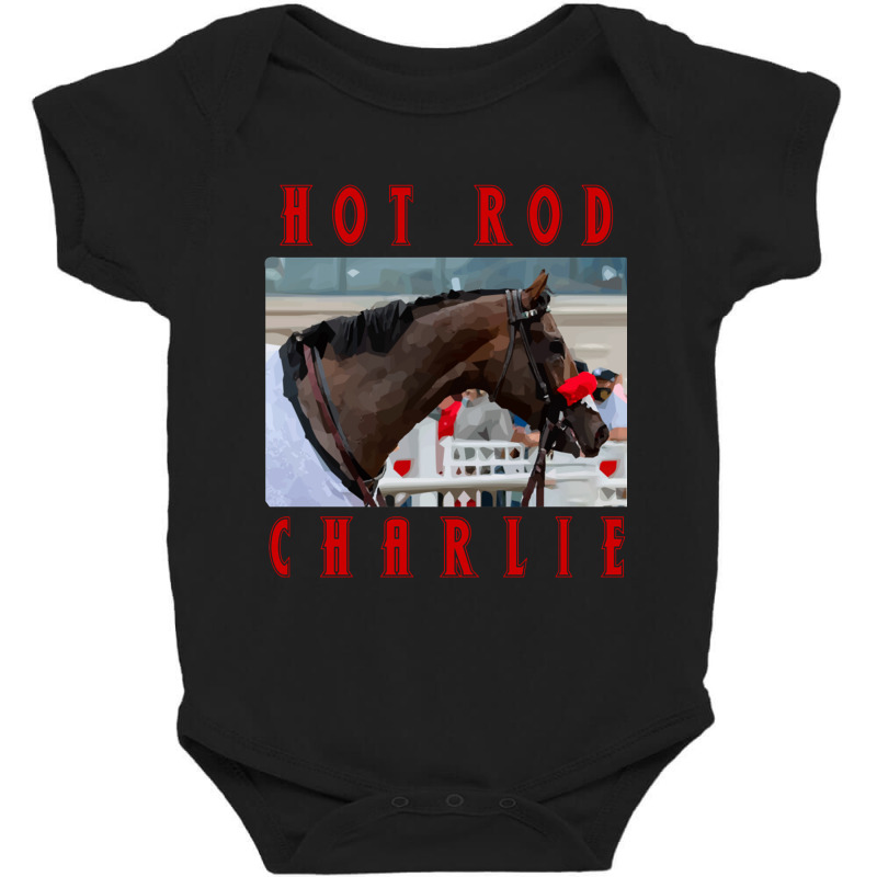 Hot Rod Charlie Classic Horseracing Baby Bodysuit by SilviaMartinez | Artistshot