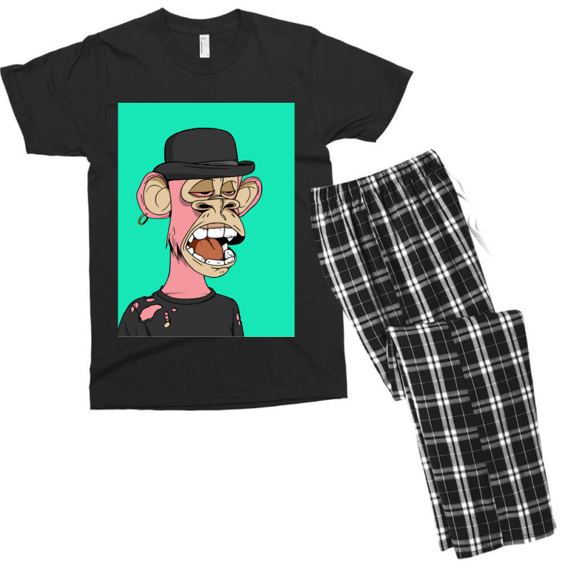 Ape Yacht Club Bayc Ape Men's T-shirt Pajama Set | Artistshot