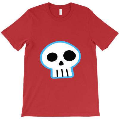 The Sims Cute Cartoon Skull Graphic (male) T-shirt Designed By Kitbitart