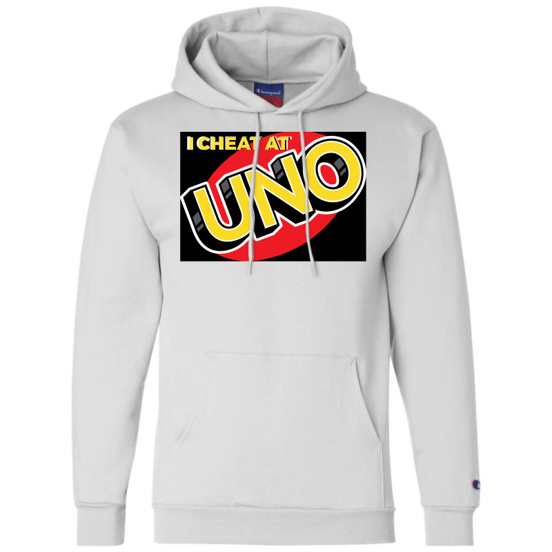 I Cheat At Uno Champion Hoodie by SilviaMartinez | Artistshot