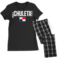 Chuleta Panamanian Slang Panama Flag T Shirt Women's Pajamas Set | Artistshot