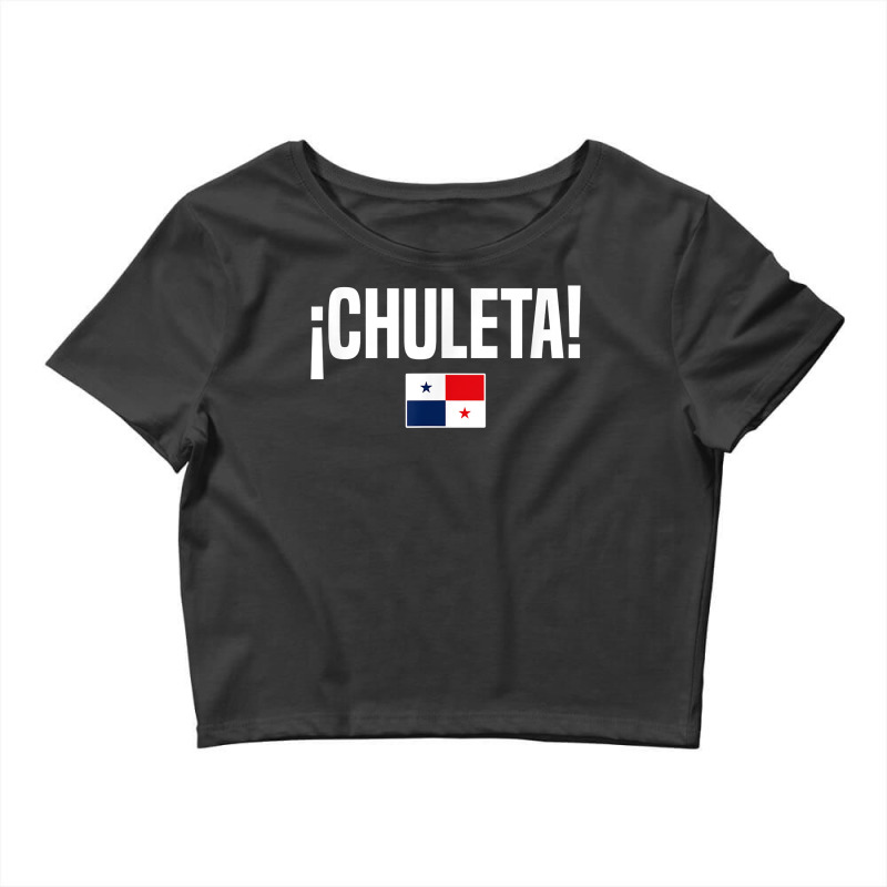 Chuleta Panamanian Slang Panama Flag T Shirt Crop Top by cm-arts | Artistshot