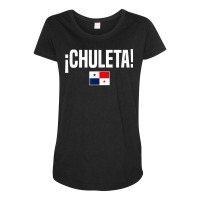 Chuleta Panamanian Slang Panama Flag T Shirt Maternity Scoop Neck T-shirt | Artistshot