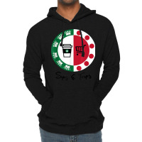 Sips And Trips Sips Coffee And Trips Shopping T Shirt Lightweight Hoodie | Artistshot