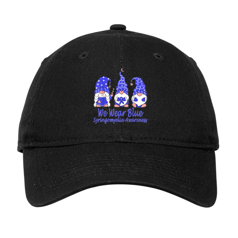 We Wear Blue For Syringomyelia Awareness Adjustable Cap | Artistshot