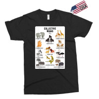 Collective Nouns Africa Animal Family Group Endangered T Shirt Exclusive T-shirt | Artistshot