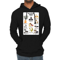 Collective Nouns Africa Animal Family Group Endangered T Shirt Lightweight Hoodie | Artistshot