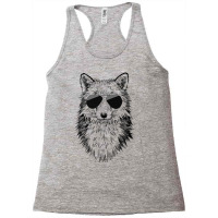 Fox With Sunglasses Woodland Animal Premium T Shirt Racerback Tank | Artistshot