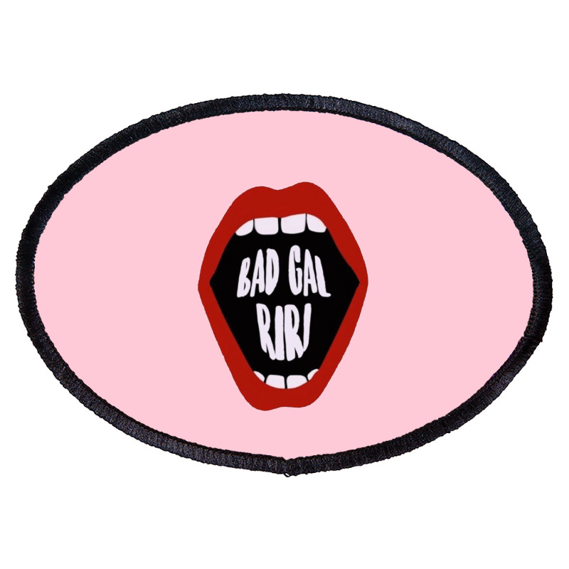 Bad Girl Pop Oval Patch | Artistshot