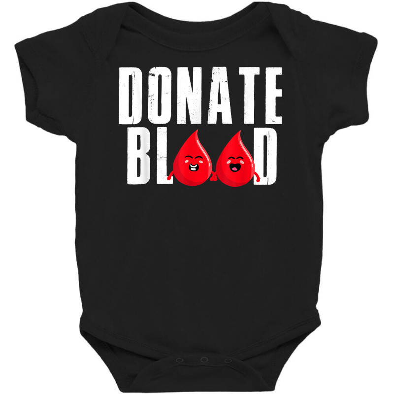 Cool Blood Donation Art Men Women Blood Donor Phlebotomy T Shirt Baby Bodysuit by cm-arts | Artistshot