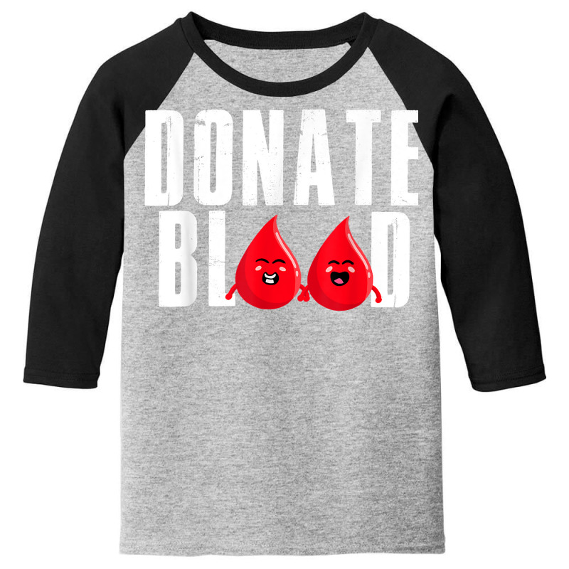 Cool Blood Donation Art Men Women Blood Donor Phlebotomy T Shirt Youth 3/4 Sleeve by cm-arts | Artistshot