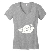 Fast Snail, Snail Women's V-neck T-shirt | Artistshot