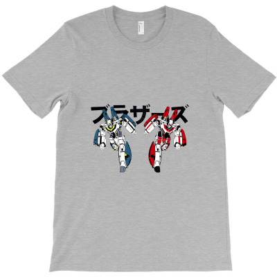 We Are Brothers Vf 1s Valkyrie X Autobot Jetfire (distressed) T-shirt Designed By Kitbitart