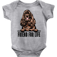 Dogs 365 Cocker Spaniel Dog   Friend For Life T Shirt Baby Bodysuit | Artistshot