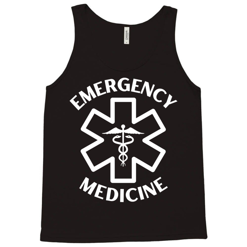 Emergency Medicine Doctor Nurse Er Medical Caduceus Long Sleeve T Shir Tank Top | Artistshot