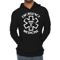 Emergency Medicine Doctor Nurse Er Medical Caduceus Long Sleeve T Shir Lightweight Hoodie | Artistshot