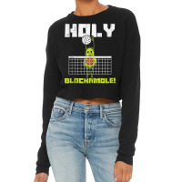 Holy Blockamole Avocado Volleyball Player Blocker Men Women Tank Top F Cropped Sweater | Artistshot