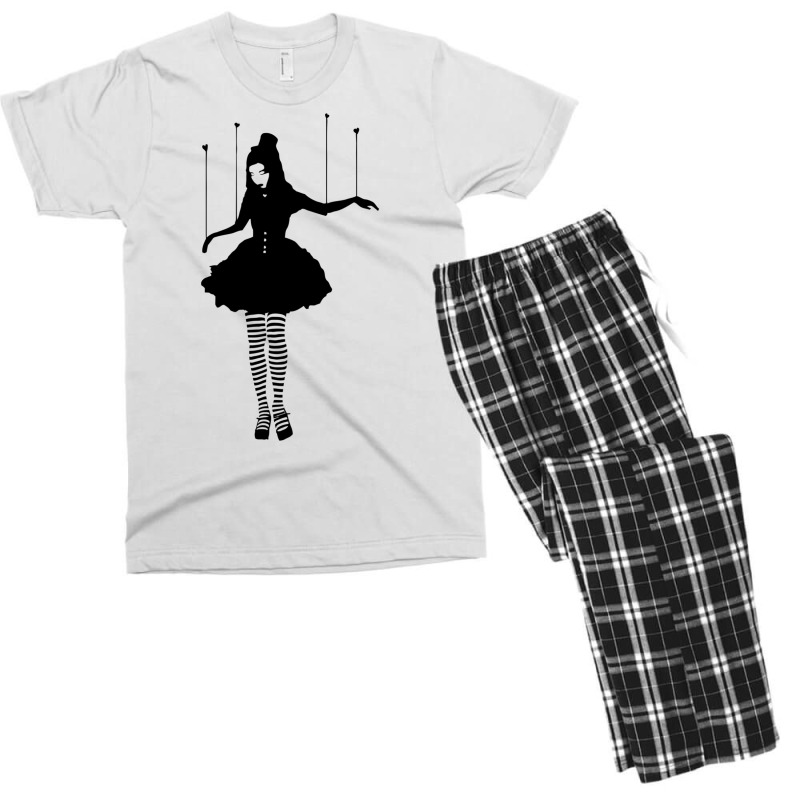 Love Marionette (emo Macabre Dark Anti Love Goth Puppet) Long Sleeve T Men's T-shirt Pajama Set | Artistshot