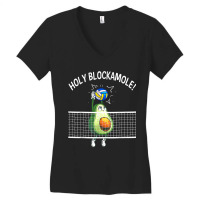 Holy Blockamole Volleyball Player Blocker Avocado For Fans Women's V-neck T-shirt | Artistshot