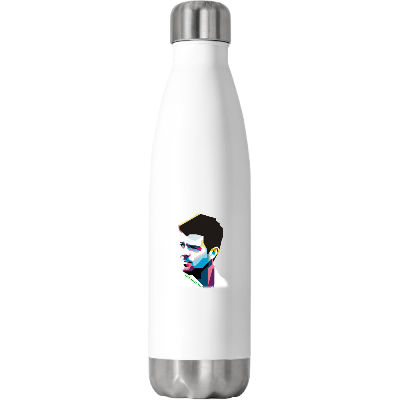 Robin Thicke Stainless Steel Water Bottle by fabiopio901216 | Artistshot