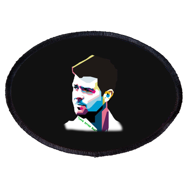 Robin Thicke Oval Patch by fabiopio901216 | Artistshot