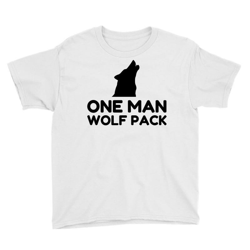 One Man Wolf Pack Youth Tee | Artistshot