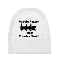 Paddle Faster Country Music Baby Beanies | Artistshot