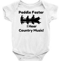 Paddle Faster Country Music Baby Bodysuit | Artistshot