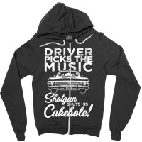 Driver Picks The Music Zipper Hoodie | Artistshot