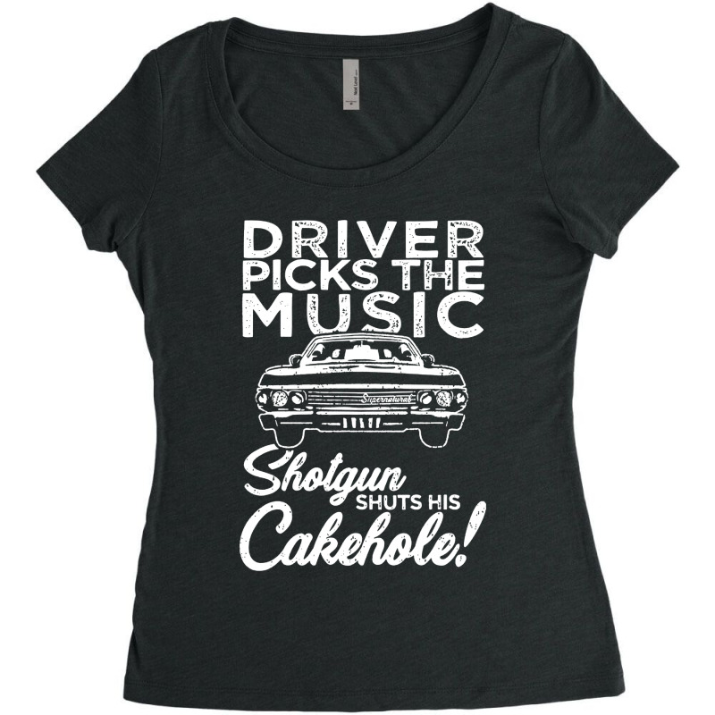 Driver Picks The Music Women's Triblend Scoop T-shirt | Artistshot