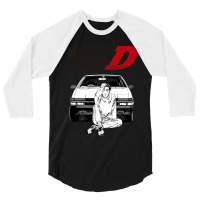 Initial D 3/4 Sleeve Shirt | Artistshot