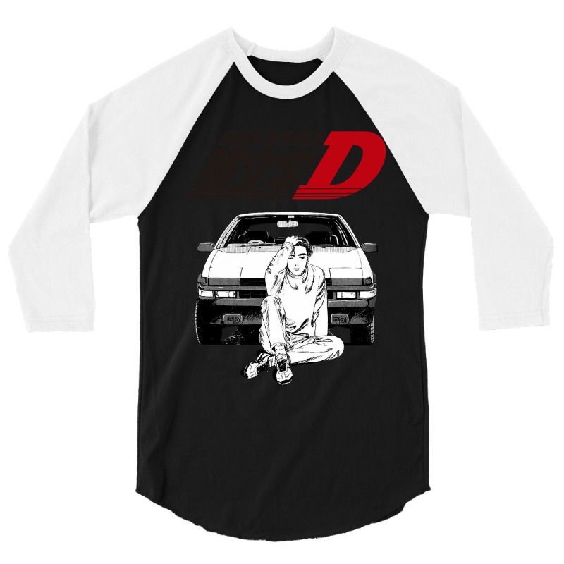 Initial D 3/4 Sleeve Shirt by DeniseCheek | Artistshot