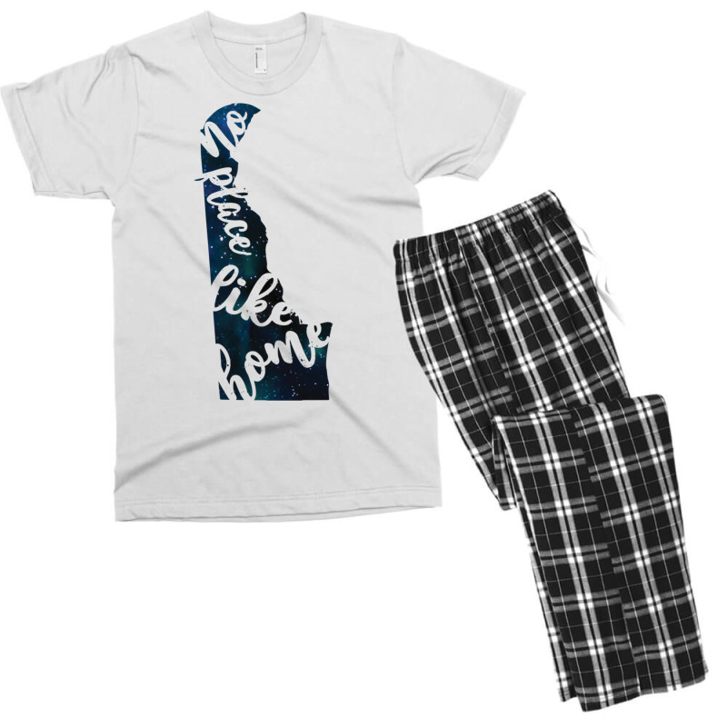 There's No Place Like Home Delaware Sweatshirt Men's T-shirt Pajama Set | Artistshot