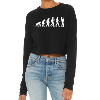 Funny Saxophone Evolution Of Man Cropped Sweater | Artistshot