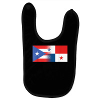 Half Panamanian Half Puerto Rican Panama Puerto Rico Flag T Shirt Baby Bibs | Artistshot