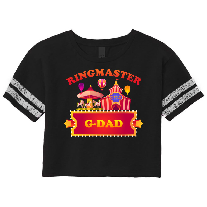 Ringmaster G Dad Circus Themed Birthday Party Staff Long Sleeve T Shir Scorecard Crop Tee by genze | Artistshot