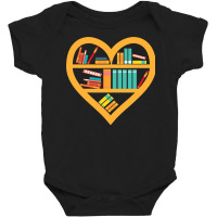 I Love Reading  Heart Love Books Gift Reading Club Baby Bodysuit | Artistshot