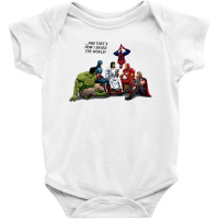 And That's How I Saved The World Jesus Baby Bodysuit | Artistshot