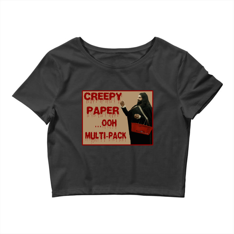 Creepy Paper Crop Top by poppyallen | Artistshot