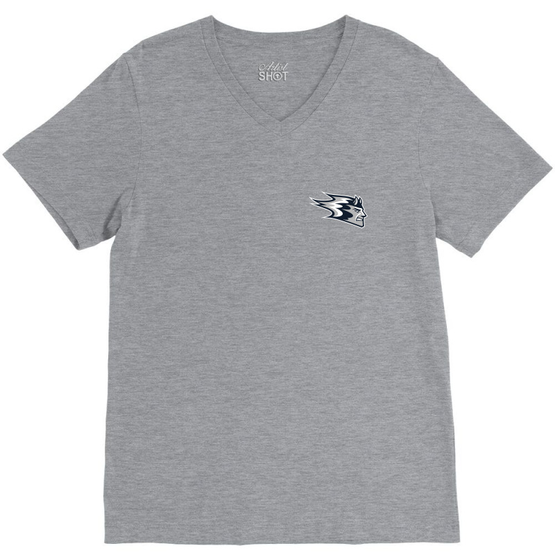 Uw Stout Wisconsin V-neck Tee | Artistshot