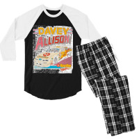 Davey Allison Havoline Vintage Racing Essential Men's 3/4 Sleeve Pajama Set | Artistshot