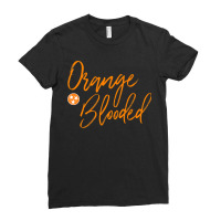 Tennessee Fan Orange Blooded Vol Sports Fan State Flag Tn Ladies Fitted T-shirt | Artistshot