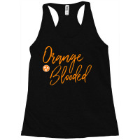 Tennessee Fan Orange Blooded Vol Sports Fan State Flag Tn Racerback Tank | Artistshot