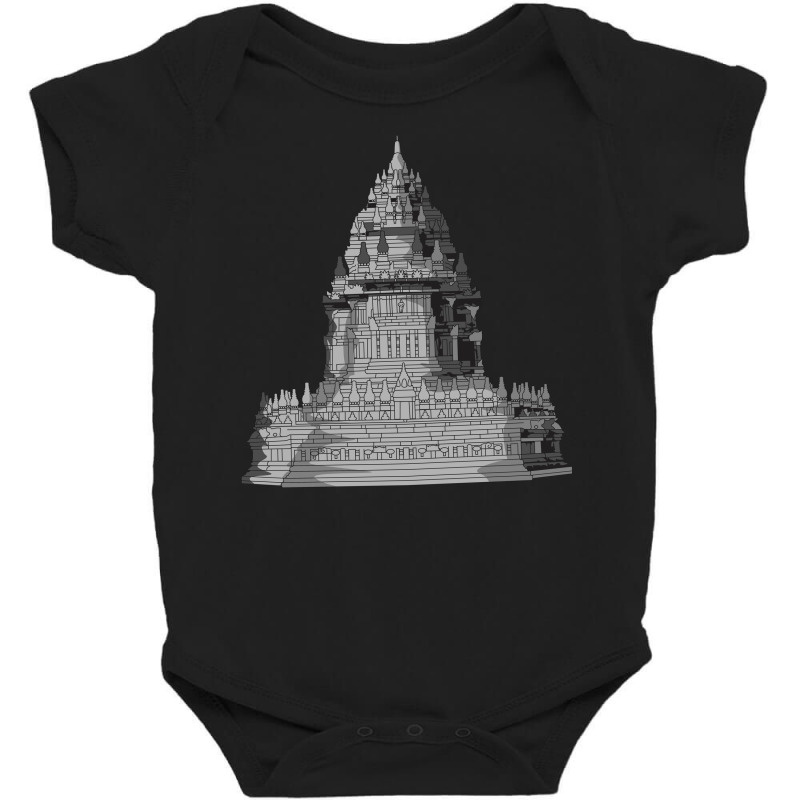 Prambanan Temple Baby Bodysuit by Dwiwi | Artistshot