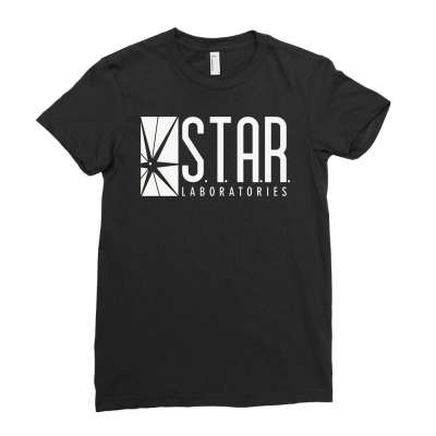 Star Labs Ladies Fitted T-shirt Designed By Fejena