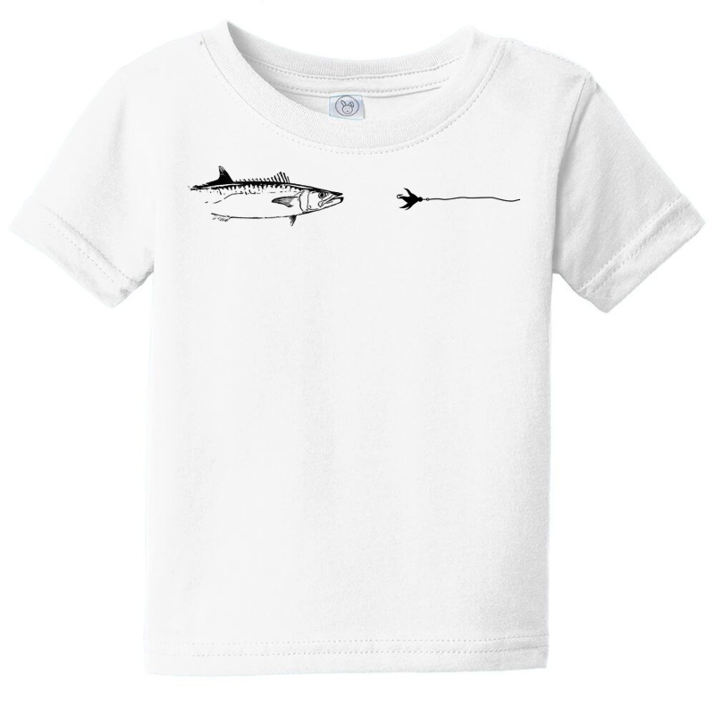 Graphic Fly Fishing Hook Line   Fish King Mackerel Tank Top Baby Tee | Artistshot