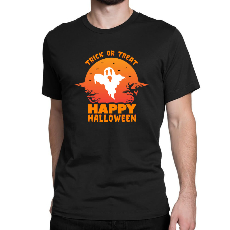 Trick Or Treat Happy Halloween Classic T-shirt by Yahia1 | Artistshot