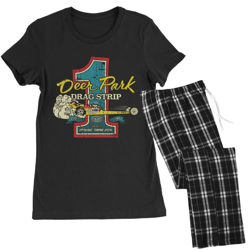 Deer Park Drag Strip 1953 Women's Pajamas Set by poppyallen | Artistshot